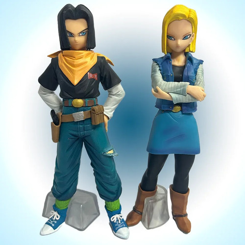 24cm android duo anime figures - duo,